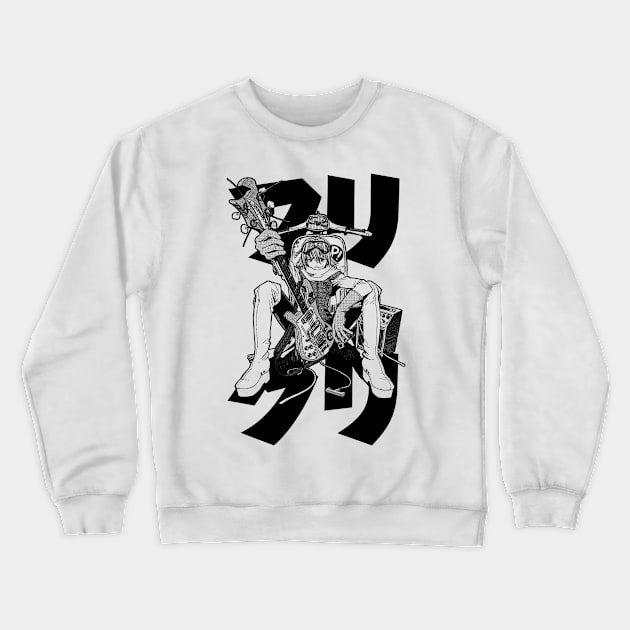 Haruko no Vespa (light) Crewneck Sweatshirt by geekingink